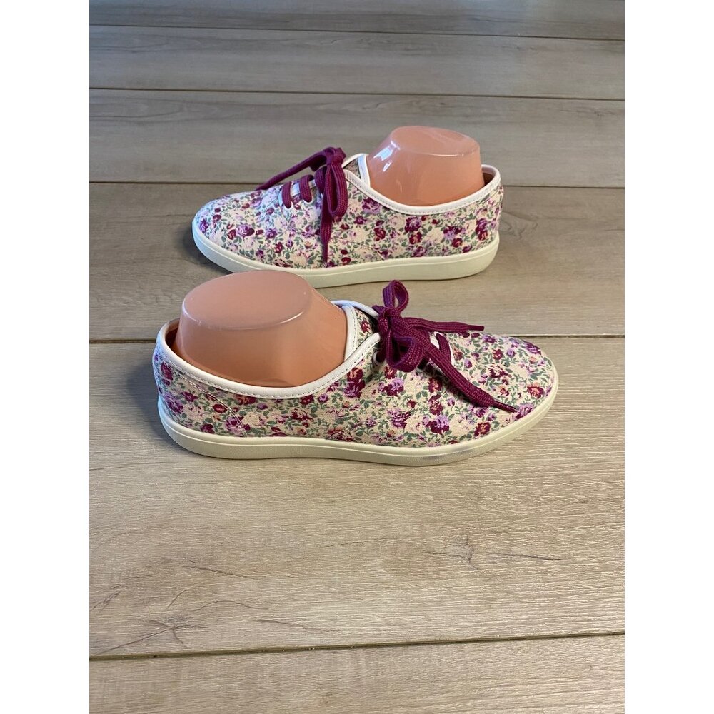 Hotter UK Mabel Floral Sneakers Tennis Shoes Size 8.5 - Picture 4 of 10
